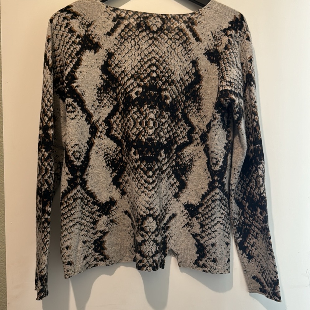 Zadig & Voltaire Python Print Cashmere Sweater. E… - image 4